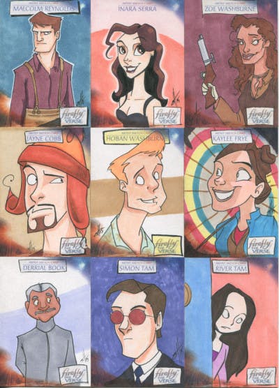 Firefly sketchcards