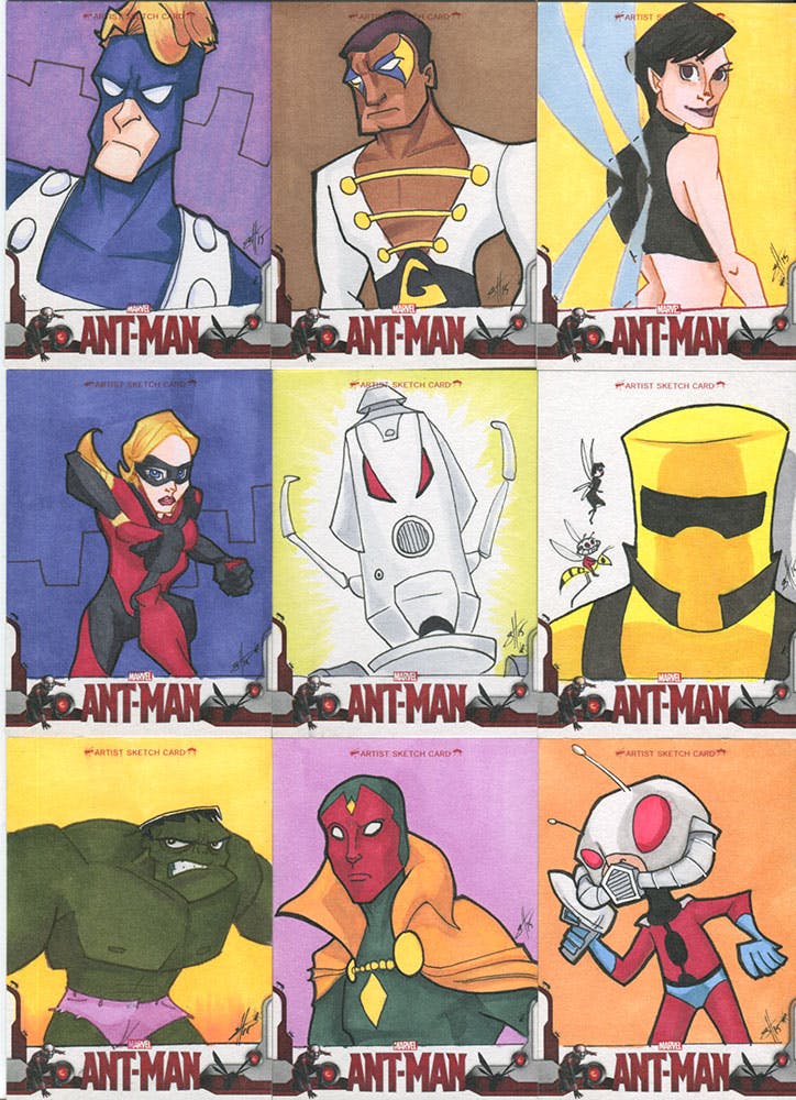 Marvel Ant-Man sketchcard