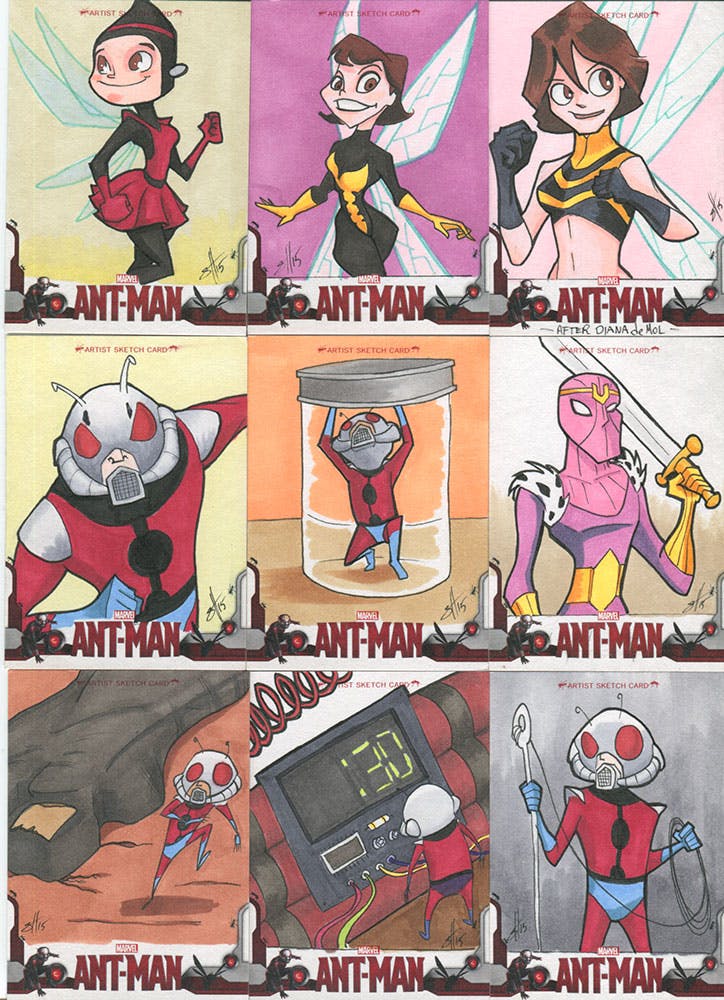 Marvel Ant-Man sketchcard